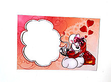 Магнитная рамка на холодильник Любовь