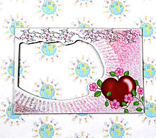 Магнитная рамка на холодильник Сердце