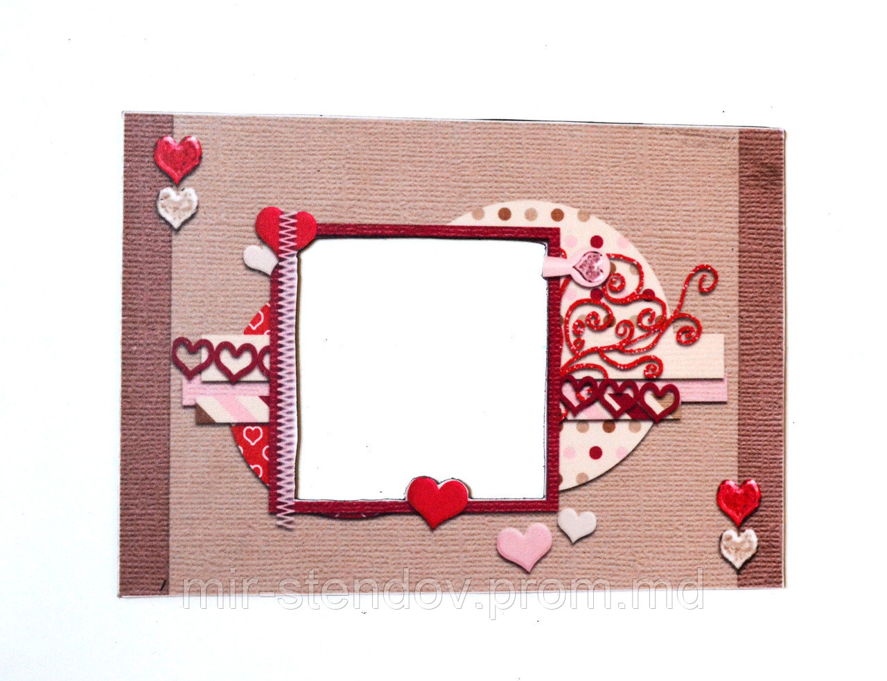 Магнитная рамка на холодильник Розовая, фото 1