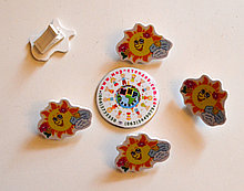 Прищепка Солнышко с тучкой