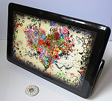 Наклейка на ноутбук. Сердце