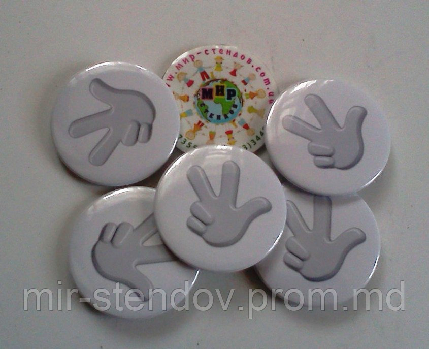 Значок Фиксики Белый, фото 1