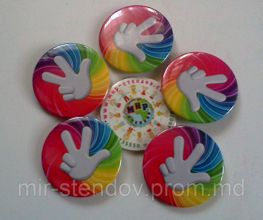 Значок Фиксики Радужный 3, фото 1