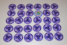 Значок с логотипом команды по пауэрлифтингу Фиолетовый