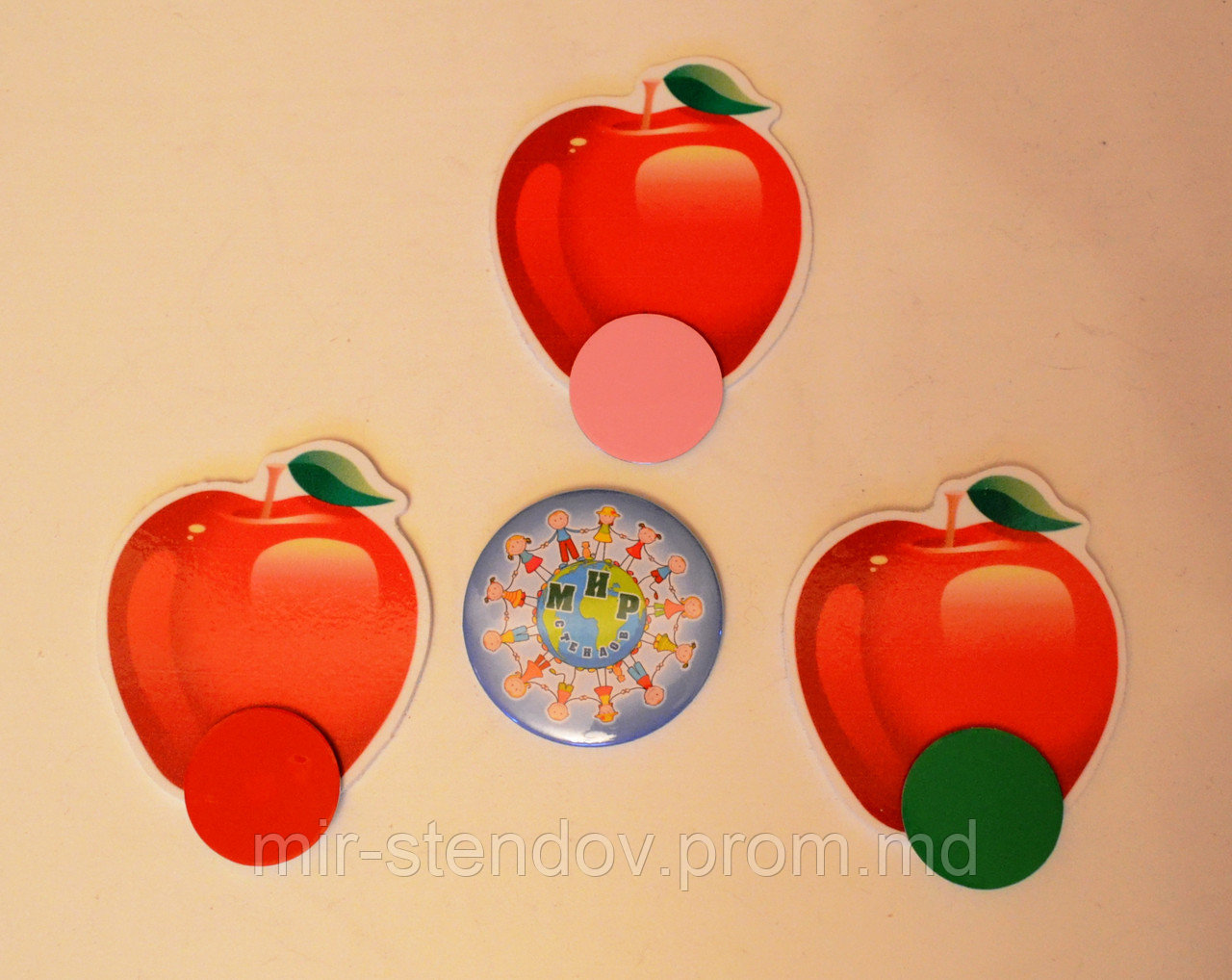 Магнитный стенд для крепления рисунка Яблочки, фото 1