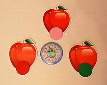 Магнитный стенд для крепления рисунка Яблочки