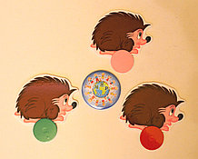 Магнитный стенд для крепления рисунка Лесной ежик