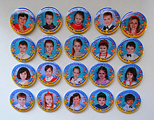 Значок Выпускник с фотографиями Украиночка