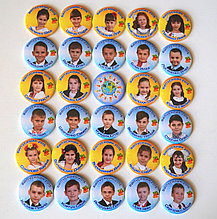 Значок для выпускников с фотографиями