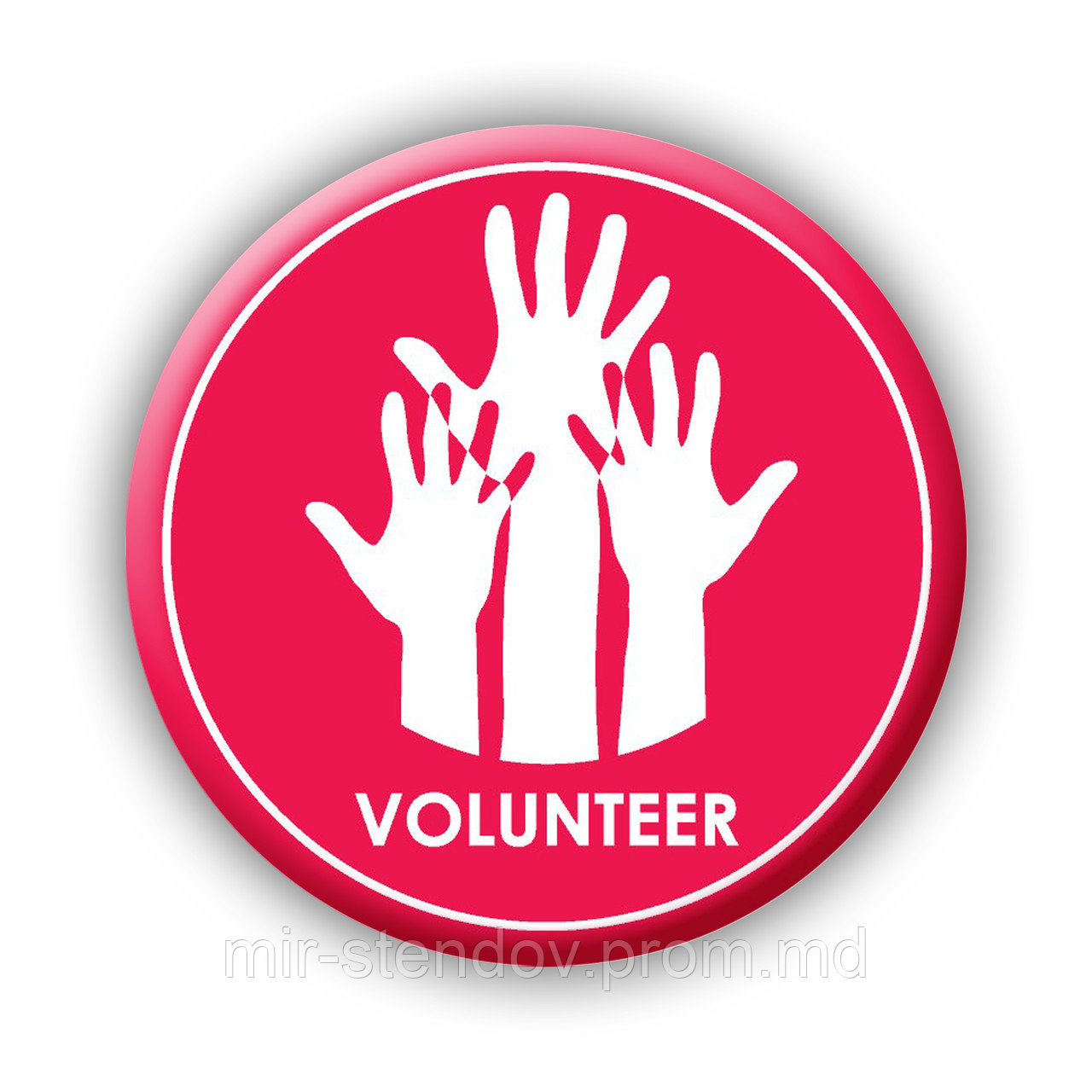 Значок Volunteer, фото 1