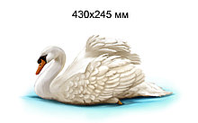 Лебедь. Настенная декорация для детского сада.