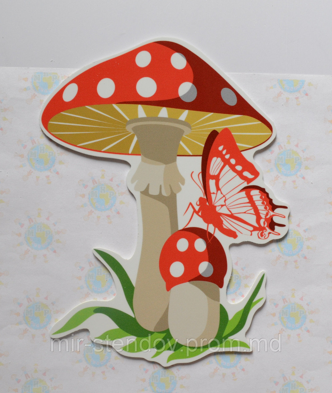 Мухоморы. Настенная декорация для детского сада., фото 1