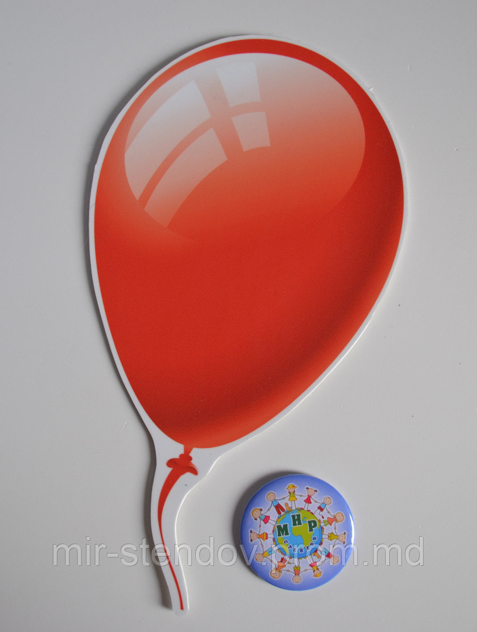 Шарик цветной маленький. Настенная декорация для детского сада., фото 1