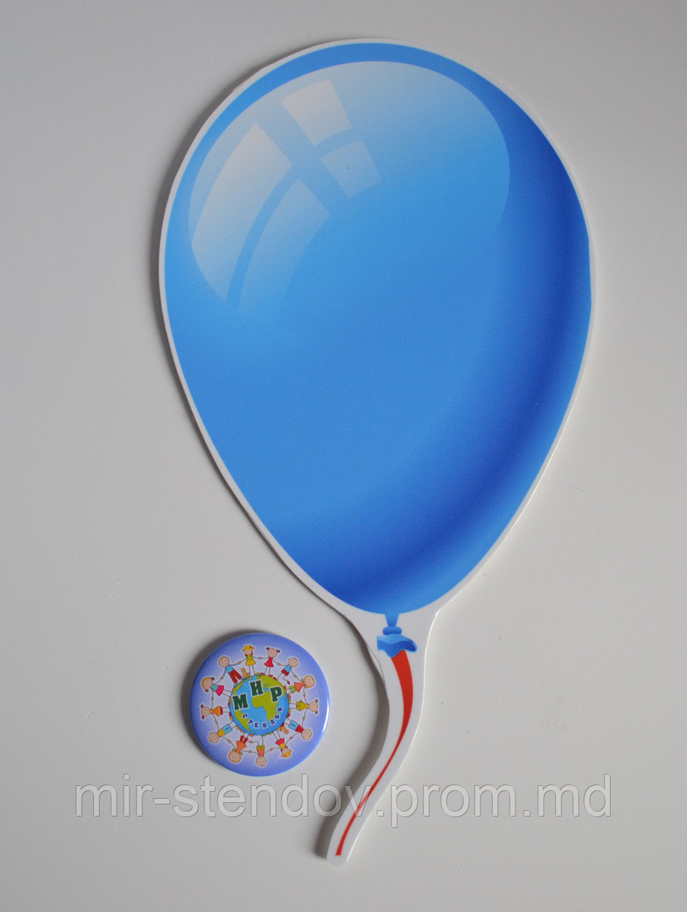 Шарик цветной среднего размера. Настенная декорация для детского сада., фото 1