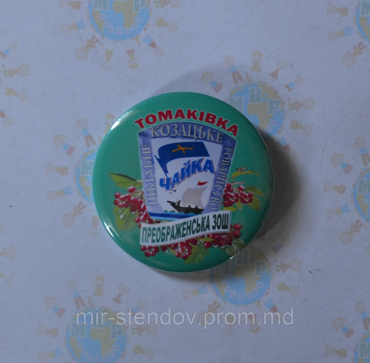 Значок с логотипом школы, фото 1