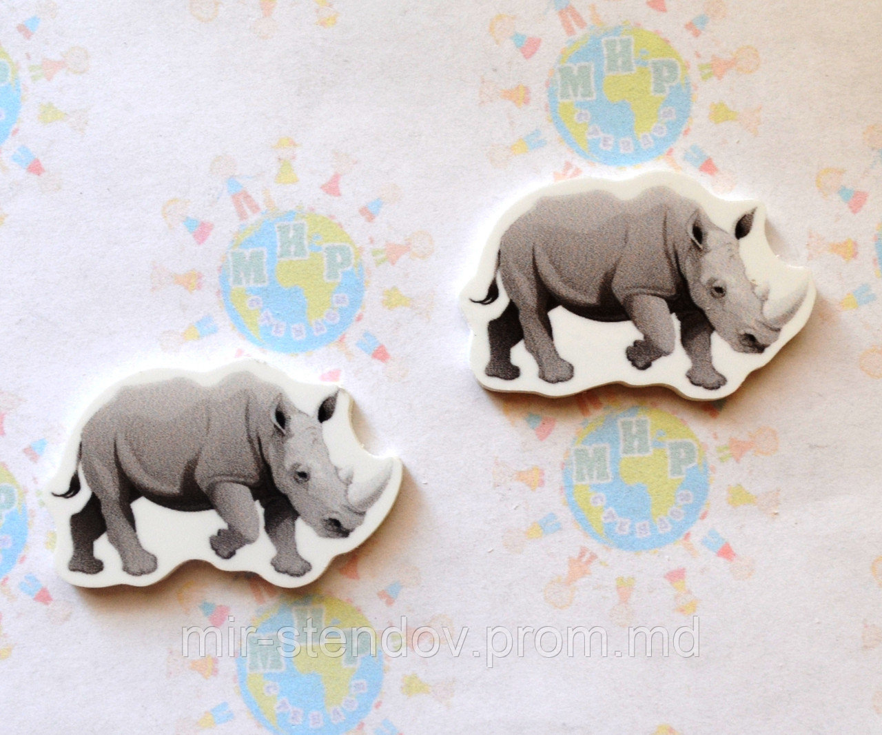 Носорог. Магнит обучающий, фото 1