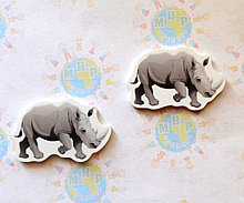 Носорог. Магнит обучающий