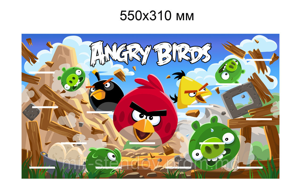 Подставка для выставки игрушек Angry Birds, фото 1