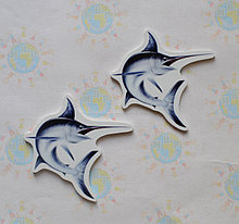 Рыба меч. Магнит обучающий