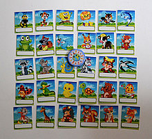 Набор карточек для уголка дежурных с местом для фамилий