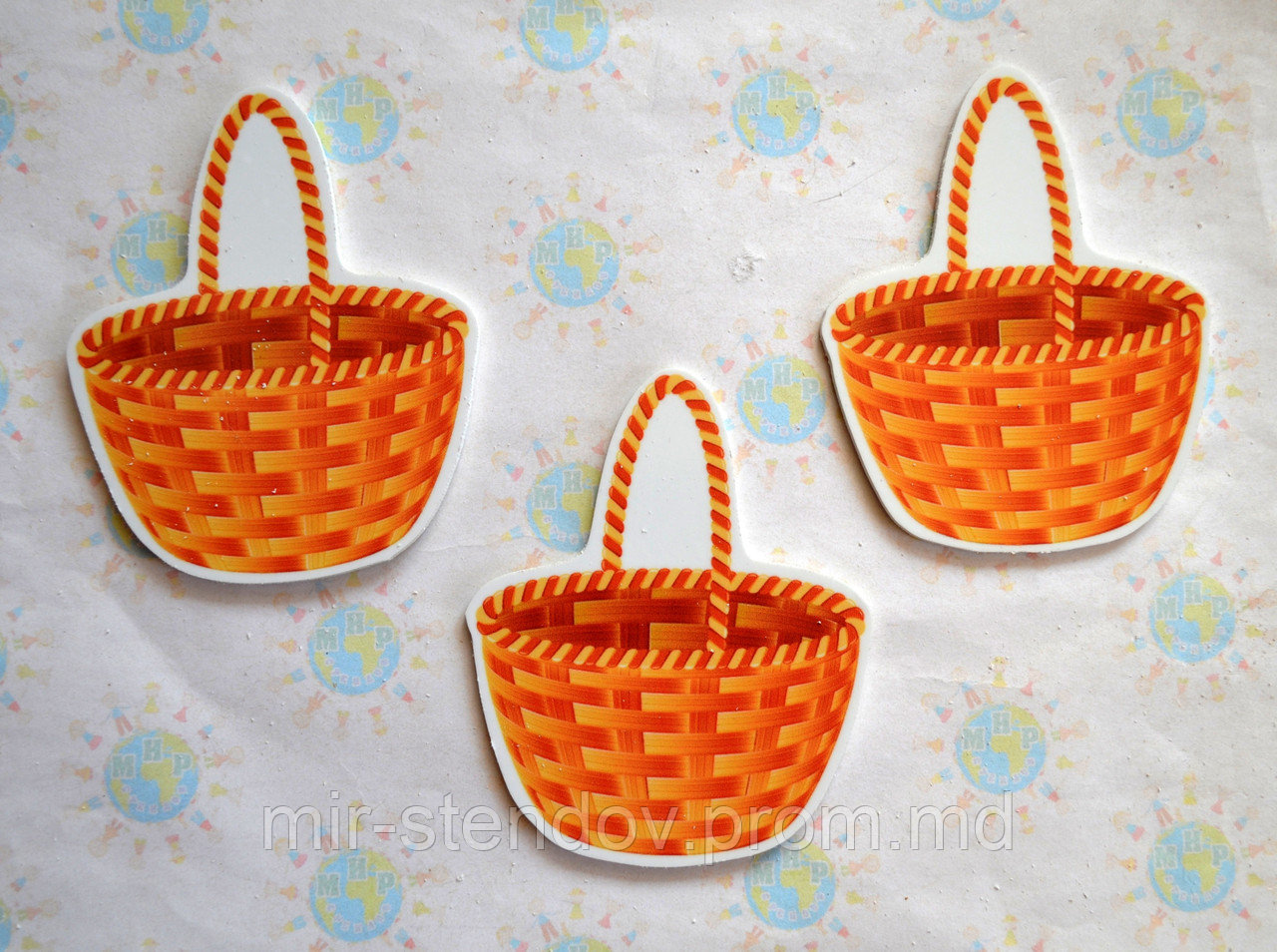 Корзинка магнит. Фигурка для магнитной доски, фото 1