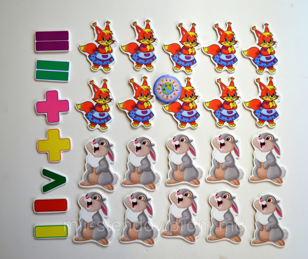 Магнитная математика Белочки и Зайчики, фото 1