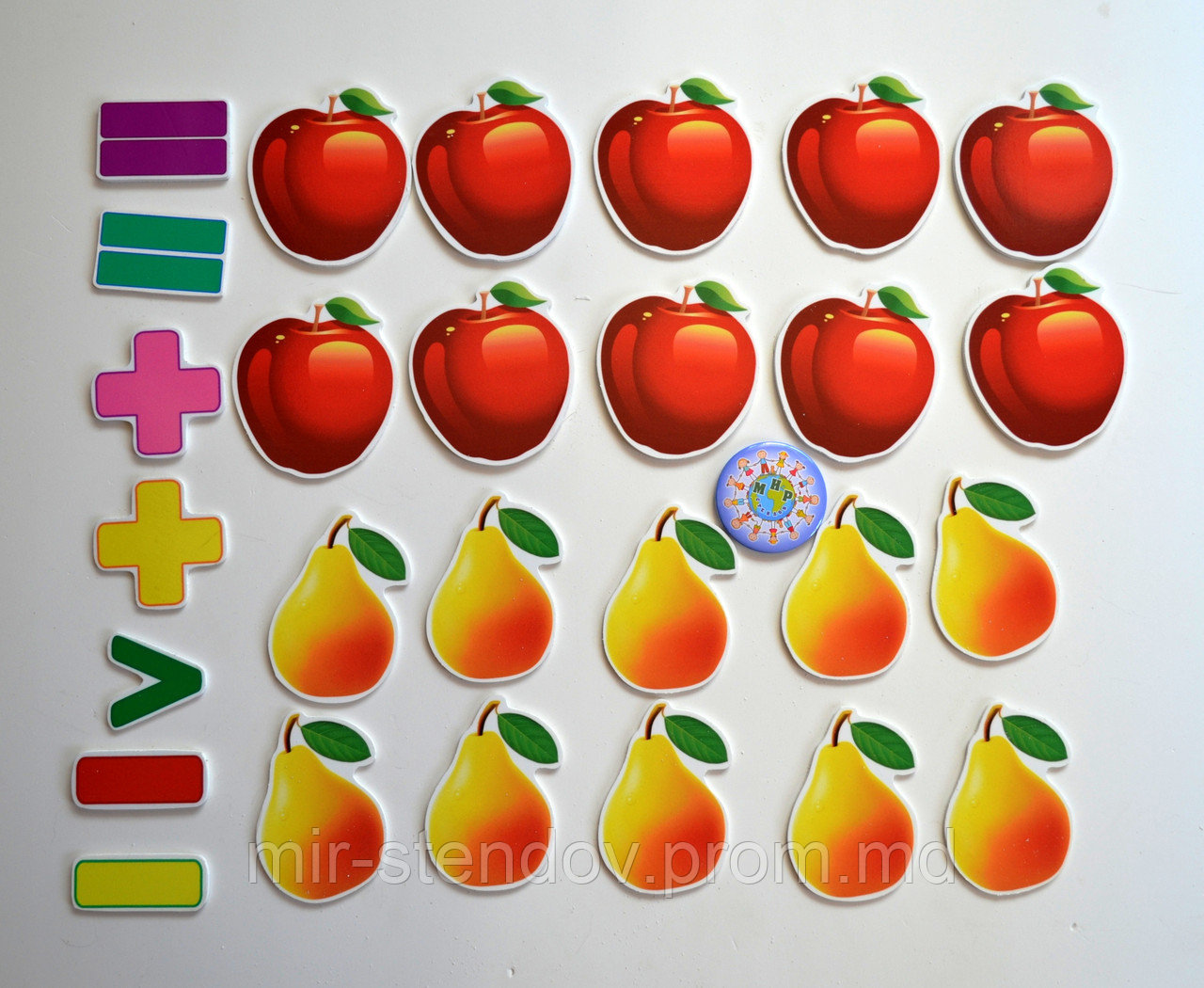 Магнитная математика Яблоки и груши, фото 1