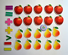 Магнитная математика Яблоки и груши