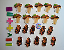 Магнитная математика Грибы и шишки