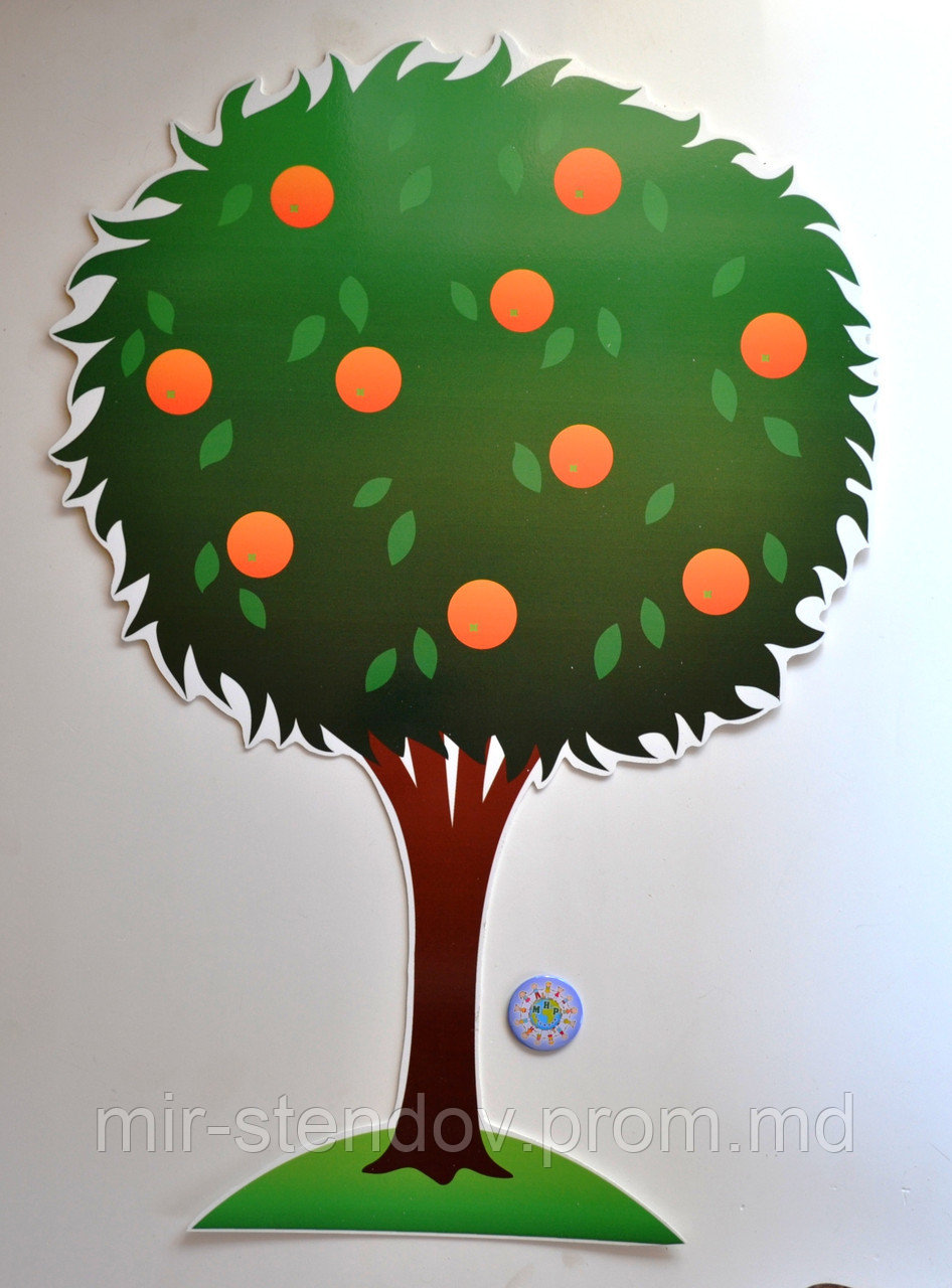 Дерево апельсиновое. Настенная декорация для детского сада. - фото 1 - id-p4433454