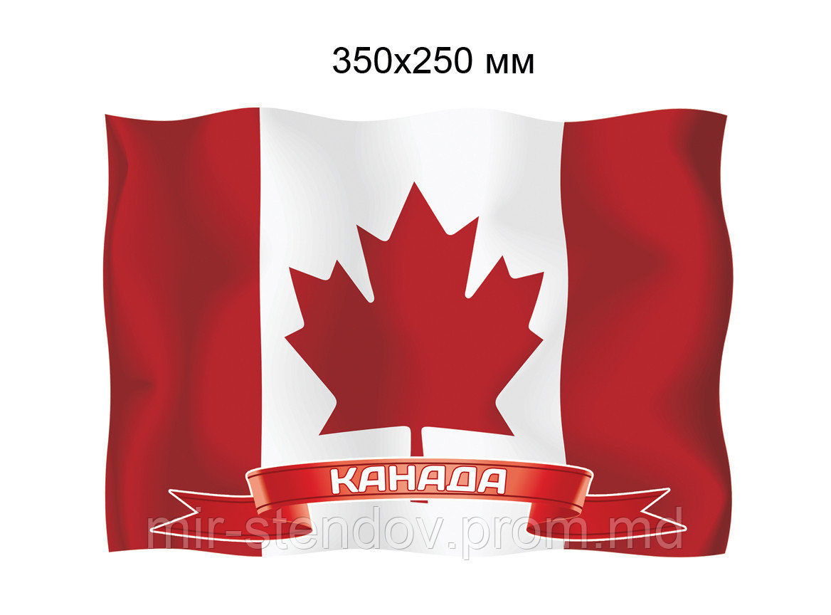 Флаг Канады. Пластиковый стенд - фото 1 - id-p4433583
