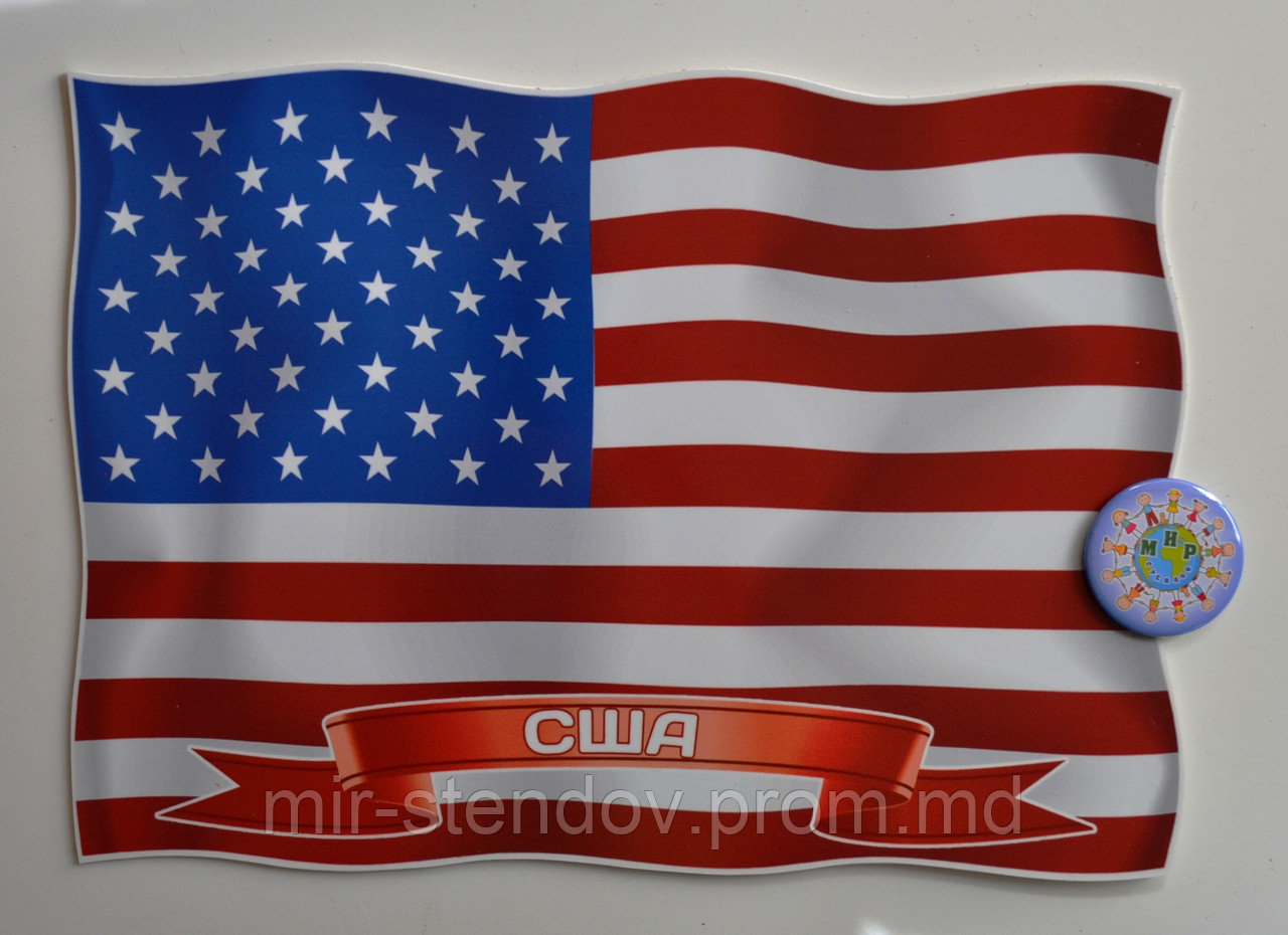 Флаг США. Пластиковый стенд - фото 1 - id-p4433589