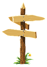 Указатель. Настенная декорация