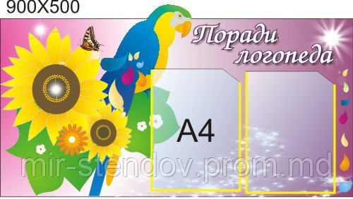 Логопедический уголок Цветы, фото 1