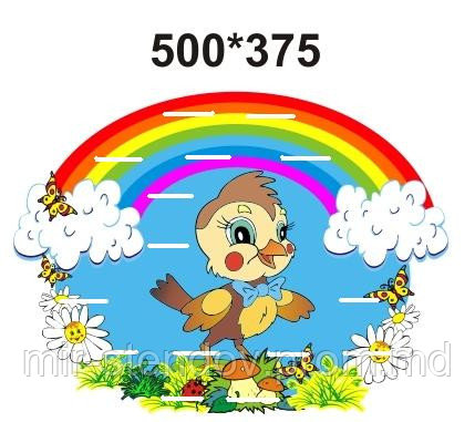 Стенд для поделок настенный Воробушек, фото 1