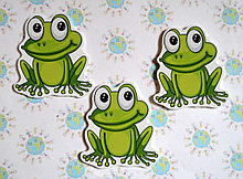 Лягушка магнит. Фигурка для магнитной доски