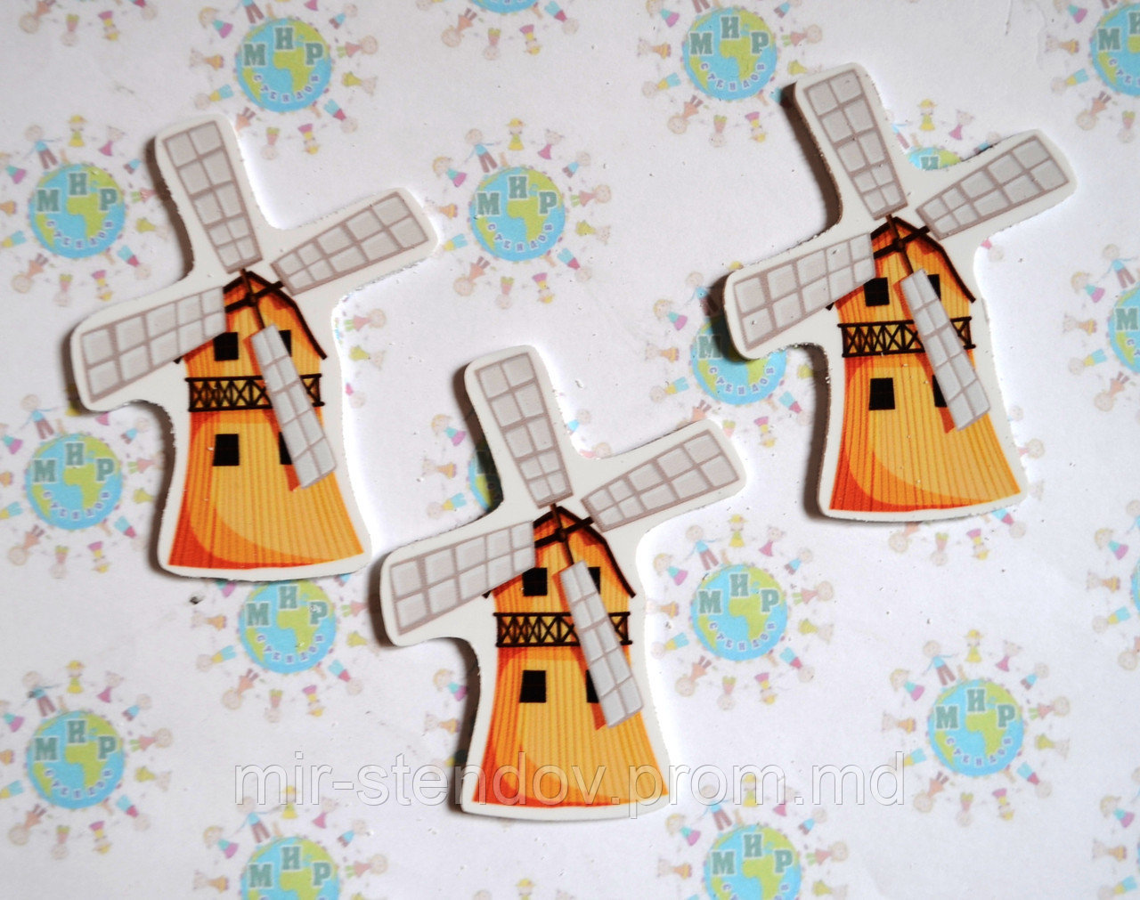 Мельница магнит. Фигурка для магнитной доски, фото 1