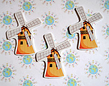 Мельница магнит. Фигурка для магнитной доски