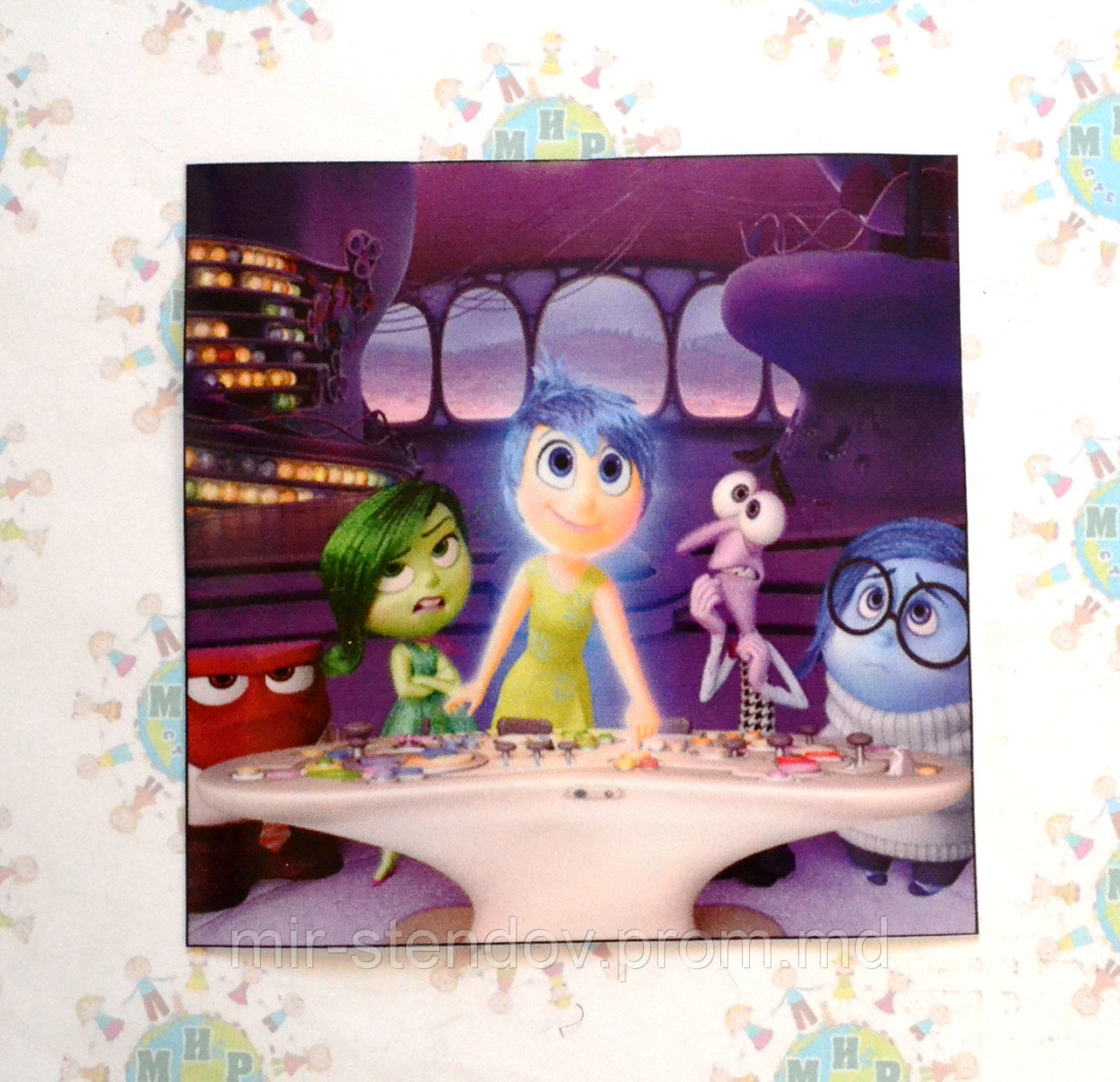 Наклейка на выключатель Головоломка, фото 1