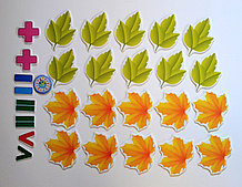 Магнитная математика Листочки