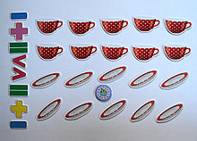 Магнитная математика Чашки и Блюдечки