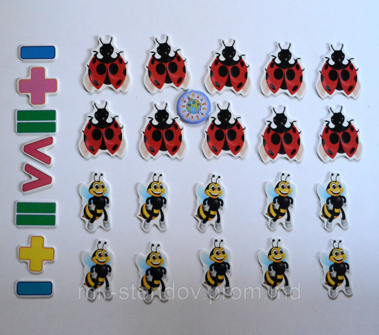 Магнитная математика Божьи коровки и Пчёлки, фото 1