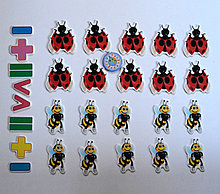 Магнитная математика Божьи коровки и Пчёлки