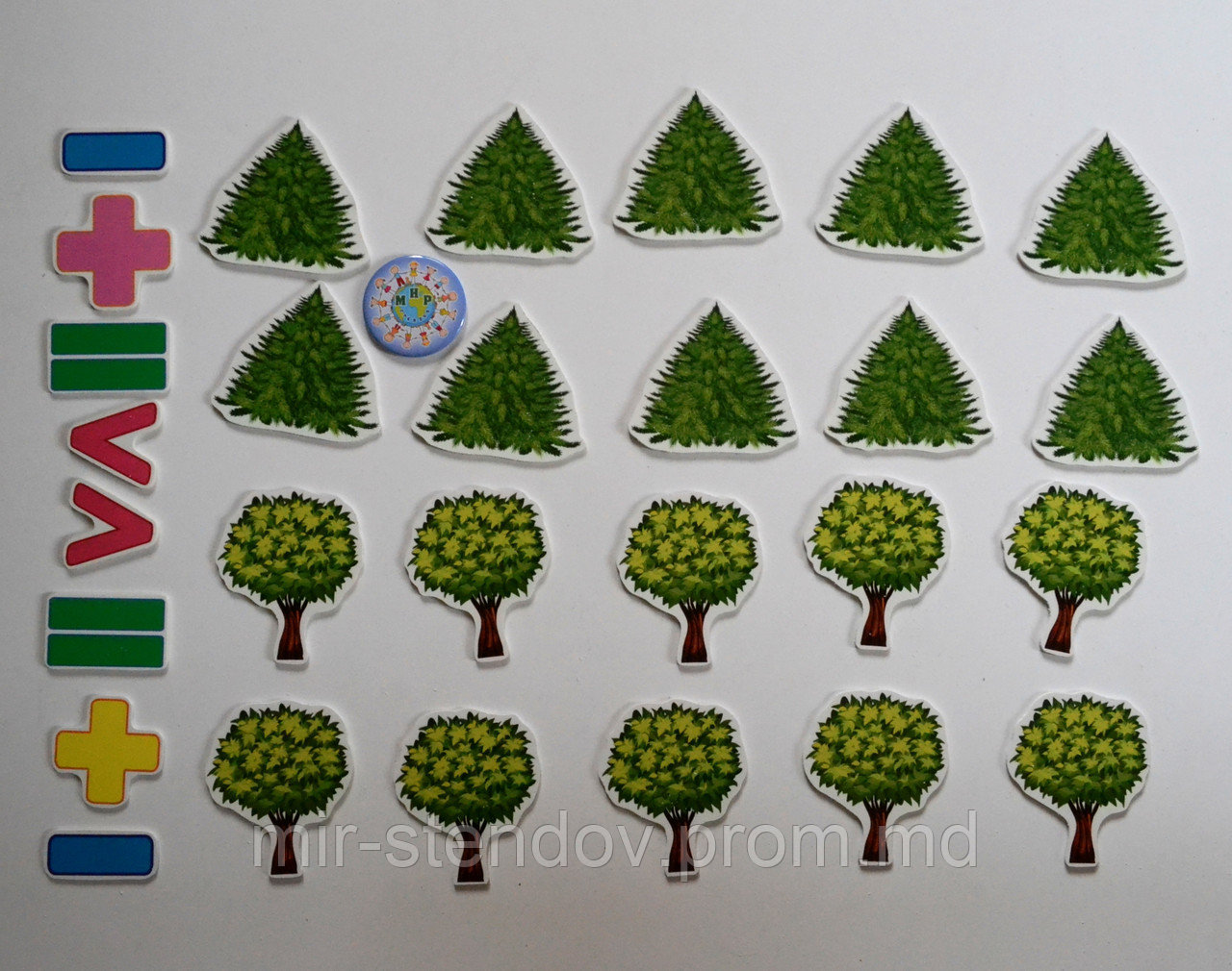 Магнитная математика Деревья и Ёлочки - фото 1 - id-p4435387