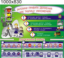 Стенд Запомни правила дорожного движения