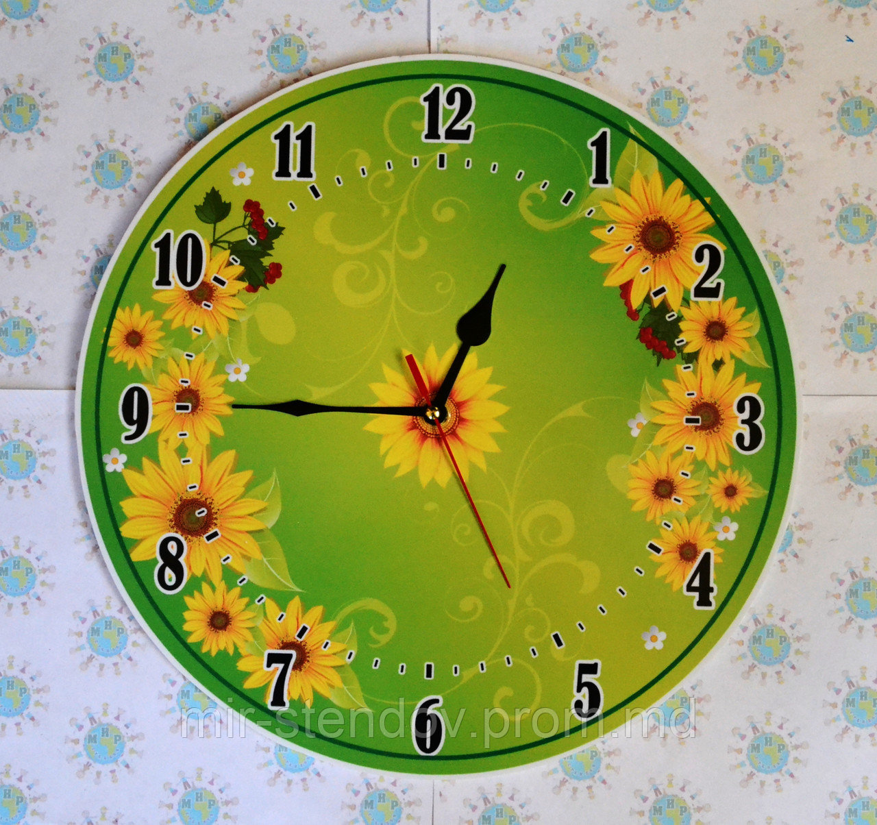 Часы Настенные Подсолнушки, фото 1