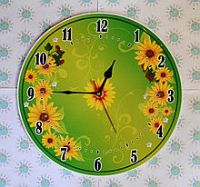 Часы Настенные Подсолнушки
