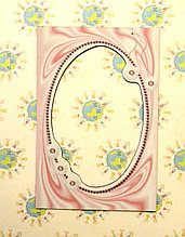 Магнитная рамка на холодильник Ромашки