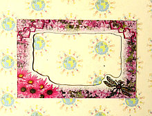 Магнитная рамка на холодильник Стрекоза