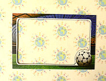 Магнитная рамка на холодильник Футбол